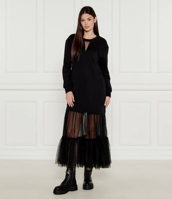 Twinset U&B - Sukienka trapezowa ze sklepu: Gomez Fashion Store w kategorii: Sukienki - zdjęcie 874714-BD9-10338_TB244W000005006