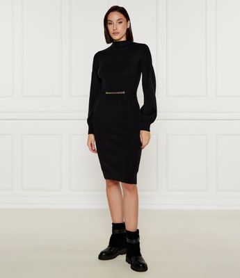 Sukienka dopasowana Twinset ze sklepu: Gomez Fashion Store w kategorii: Sukienki - zdjęcie 874714-BD9-10338_TS244W000009842