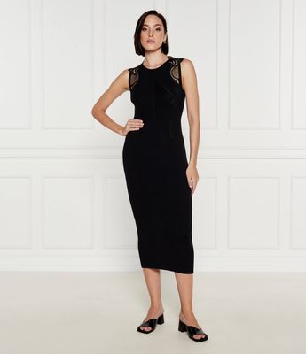 Sukienka elegancka Twinset ze sklepu: Gomez Fashion Store w kategorii: Sukienki - zdjęcie 874714-BD9-10338_TS244W000021842