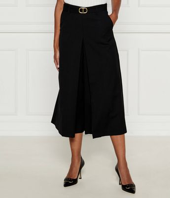 Spodnie damskie retro Twinset ze sklepu: Gomez Fashion Store w kategorii: Spodnie damskie - zdjęcie 874714-BD9-10338_TS244W000040842