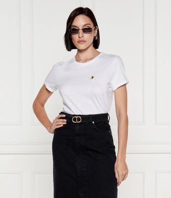 Bluzka damska wiosenna Twinset ze sklepu: Gomez Fashion Store w kategorii: Bluzki damskie - zdjęcie 874714-BD9-10338_TS244W000051858