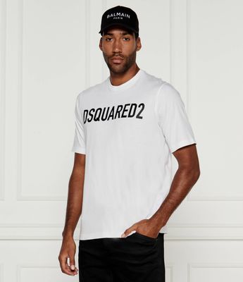T-shirt męski Dsquared2 ze sklepu: Gomez Fashion Store w kategorii: T-shirty męskie - zdjęcie 874714-BD9-10338_DQ244M000050100