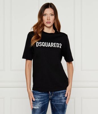 Dsquared2 - Bluzka damska na wiosnę ze sklepu: Gomez Fashion Store w kategorii: Bluzki damskie - zdjęcie 874714-BD9-10338_DQ244W000004900