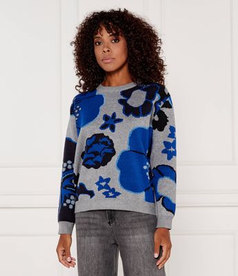 Sweter damski casual Desigual ze sklepu: Gomez Fashion Store w kategorii: Swetry damskie - zdjęcie 874714-BD9-10338_DU245W000047919
