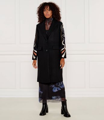 Płaszcz damski Desigual ze sklepu: Gomez Fashion Store w kategorii: Płaszcze damskie - zdjęcie 874714-BD9-10338_DU245W000078002
