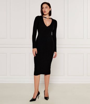 Just Cavalli - Sukienka na jesień ze sklepu: Gomez Fashion Store w kategorii: Sukienki - zdjęcie 874714-BD9-10338_CA245W000058899