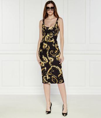 Sukienka dopasowana Versace Jeans Couture ze sklepu: Gomez Fashion Store w kategorii: Sukienki - zdjęcie 874714-BD9-10338_VR245W000025A06