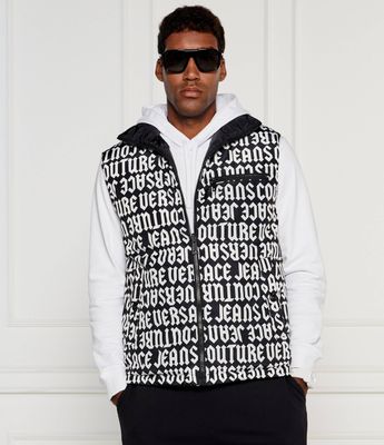 Kamizelka męska jesienna Versace Jeans Couture ze sklepu: Gomez Fashion Store w kategorii: Kamizelki męskie - zdjęcie 874714-BD9-10338_VR245M000025301