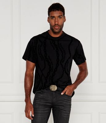 Versace Jeans Couture - T-shirt męski na wiosnę ze sklepu: Gomez Fashion Store w kategorii: T-shirty męskie - zdjęcie 874714-BD9-10338_VR245M000030899