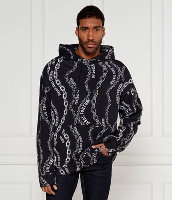 Bluza męska w stylu młodzieżowym Versace Jeans Couture ze sklepu: Gomez Fashion Store w kategorii: Bluzy męskie - zdjęcie 874714-BD9-10338_VR245M000032899