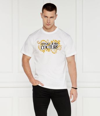 Versace Jeans Couture - T-shirt męski ze sklepu: Gomez Fashion Store w kategorii: T-shirty męskie - zdjęcie 874714-BD9-10338_VR245M000042A10