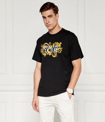 T-shirt męski na wiosnę w stylu młodzieżowym Versace Jeans Couture ze sklepu: Gomez Fashion Store w kategorii: T-shirty męskie - zdjęcie 874714-BD9-10338_VR245M000042A06
