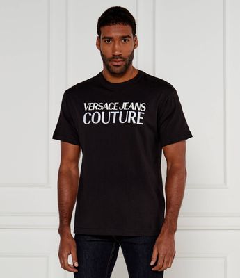 T-shirt męski w stylu młodzieżowym Versace Jeans Couture ze sklepu: Gomez Fashion Store w kategorii: T-shirty męskie - zdjęcie 874714-BD9-10338_VR245M000050899