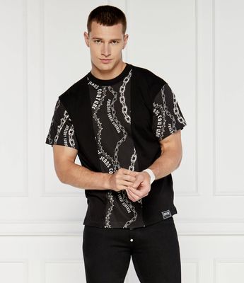 Versace Jeans Couture - T-shirt męski młodzieżowy ze sklepu: Gomez Fashion Store w kategorii: T-shirty męskie - zdjęcie 874714-BD9-10338_VR245M000058899