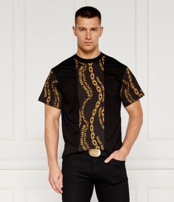 T-shirt męski na wiosnę Versace Jeans Couture ze sklepu: Gomez Fashion Store w kategorii: T-shirty męskie - zdjęcie 874714-BD9-10338_VR245M000058A06