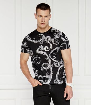 T-shirt męski wiosenny Versace Jeans Couture ze sklepu: Gomez Fashion Store w kategorii: T-shirty męskie - zdjęcie 874714-BD9-10338_VR245M000061130