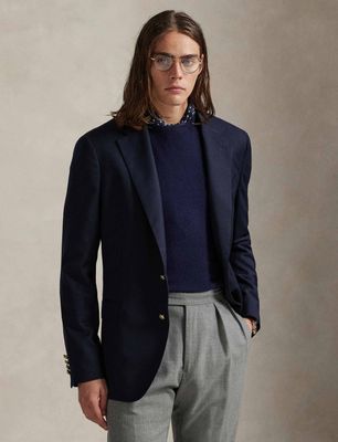 Marynarka męska na wiosnę Polo Ralph Lauren ze sklepu: Gomez Fashion Store w kategorii: Marynarki męskie - zdjęcie 874714-BD9-10338_PR245M000190B93