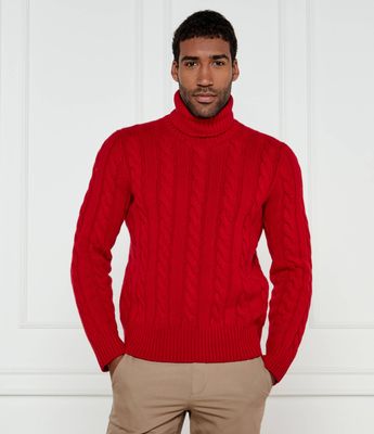 Sweter męski casualowy na zimę Polo Ralph Lauren ze sklepu: Gomez Fashion Store w kategorii: Swetry męskie - zdjęcie 874714-BD9-10338_PR245M0001140JC