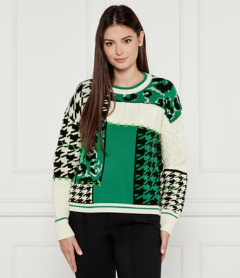 Sweter damski casualowy Marc Cain ze sklepu: Gomez Fashion Store w kategorii: Swetry damskie - zdjęcie 874714-BD9-10338_CR245W000017557