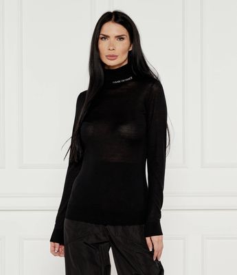 Sweter damski casual Elisabetta Franchi ze sklepu: Gomez Fashion Store w kategorii: Swetry damskie - zdjęcie 874714-BD9-10338_EF245W000032110