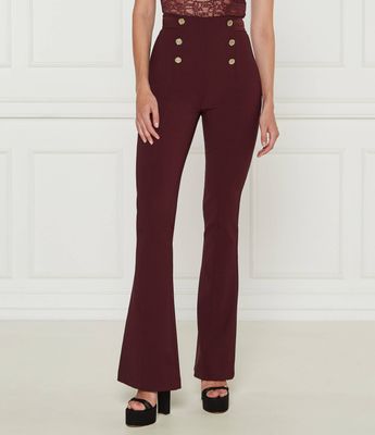 Spodnie damskie na jesień Elisabetta Franchi ze sklepu: Gomez Fashion Store w kategorii: Spodnie damskie - zdjęcie 874714-BD9-10338_EF245W000038172