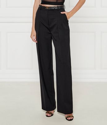 Spodnie damskie jesienne Elisabetta Franchi ze sklepu: Gomez Fashion Store w kategorii: Spodnie damskie - zdjęcie 874714-BD9-10338_EF245W000044110