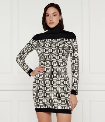 Sukienka casual Elisabetta Franchi ze sklepu: Gomez Fashion Store w kategorii: Sukienki - zdjęcie 874714-BD9-10338_EF245W000060084