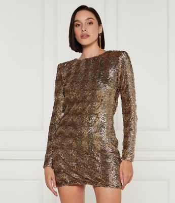 Elisabetta Franchi - Sukienka ze sklepu: Gomez Fashion Store w kategorii: Sukienki - zdjęcie 874714-BD9-10338_EF245W000063000