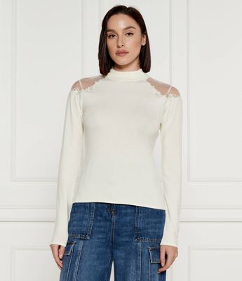 Sweter damski Twinset U&B ze sklepu: Gomez Fashion Store w kategorii: Swetry damskie - zdjęcie 874714-BD9-10338_TB245W000001503