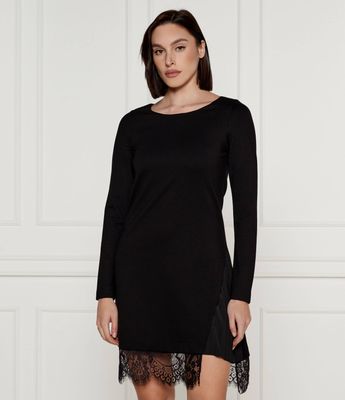 Sukienka casual prosta Twinset U&B ze sklepu: Gomez Fashion Store w kategorii: Sukienki - zdjęcie 874714-BD9-10338_TB245W000009006