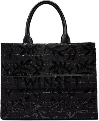 Shopper bag elegancka Twinset ze sklepu: Gomez Fashion Store w kategorii: Torby Shopper bag - zdjęcie 874714-BD9-10338_TS245W000005842