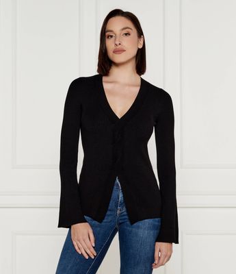 Twinset - Sweter damski na zimę ze sklepu: Gomez Fashion Store w kategorii: Swetry damskie - zdjęcie 874714-BD9-10338_TS245W000070842