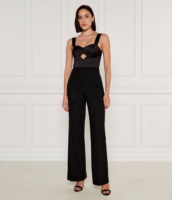 Kombinezon damski Twinset ze sklepu: Gomez Fashion Store w kategorii: Kombinezony damskie - zdjęcie 874714-BD9-10338_TS245W000078842