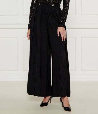 Spodnie damskie eleganckie Twinset ze sklepu: Gomez Fashion Store w kategorii: Spodnie damskie - zdjęcie 874714-BD9-10338_TS245W000065842
