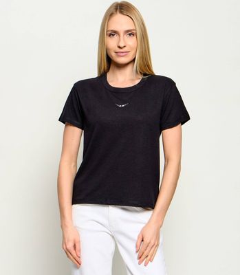 Bluzka damska na wiosnę Zadig&Voltaire ze sklepu: Gomez Fashion Store w kategorii: Bluzki damskie - zdjęcie 874714-BD9-10338_ZV245W000025007