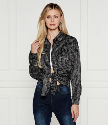 Koszula damska jesienna Kenzo ze sklepu: Gomez Fashion Store w kategorii: Koszule damskie - zdjęcie 874714-BD9-10338_KE245W000005099