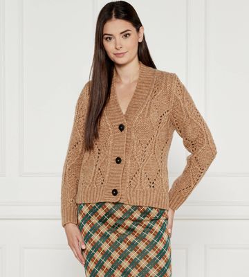 Sweter damski zimowy Marc Cain ze sklepu: Gomez Fashion Store w kategorii: Swetry damskie - zdjęcie 874714-BD9-10338_CR245W000085612
