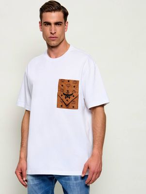 T-shirt męski MCM ze sklepu: Gomez Fashion Store w kategorii: T-shirty męskie - zdjęcie 874714-BD9-10338_M1245M000004000