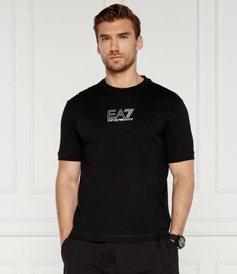 EA7 - T-shirt męski ze sklepu: Gomez Fashion Store w kategorii: T-shirty męskie - zdjęcie 874714-BD9-10338_E7245M000050012