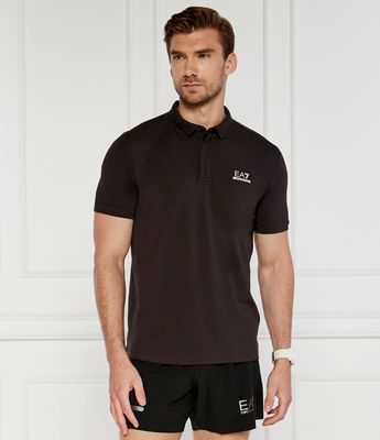 T-shirt męski casual EA7 ze sklepu: Gomez Fashion Store w kategorii: T-shirty męskie - zdjęcie 874714-BD9-10338_E7245M000075895
