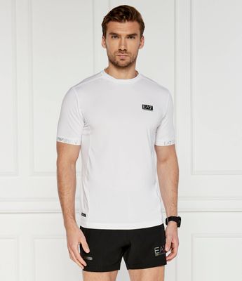 T-shirt męski casualowy EA7 ze sklepu: Gomez Fashion Store w kategorii: T-shirty męskie - zdjęcie 874714-BD9-10338_E7245M000113100