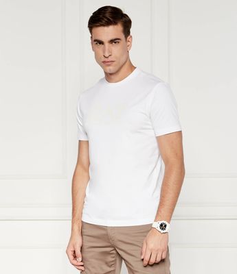 T-shirt męski wiosenny EA7 ze sklepu: Gomez Fashion Store w kategorii: T-shirty męskie - zdjęcie 874714-BD9-10338_E7245M000114100