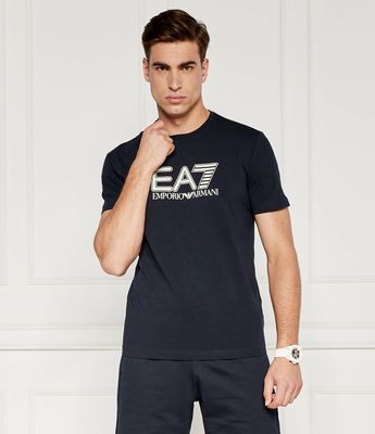 T-shirt męski na wiosnę EA7 ze sklepu: Gomez Fashion Store w kategorii: T-shirty męskie - zdjęcie 874714-BD9-10338_E7245M000114000