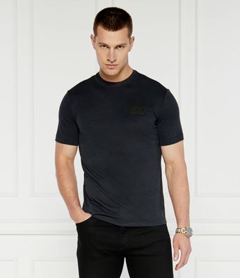 T-shirt męski casualowy EA7 ze sklepu: Gomez Fashion Store w kategorii: T-shirty męskie - zdjęcie 874714-BD9-10338_E7245M000115012