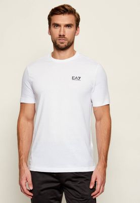 T-shirt męski casualowy EA7 ze sklepu: Gomez Fashion Store w kategorii: T-shirty męskie - zdjęcie 874714-BD9-10338_E7245M000155100