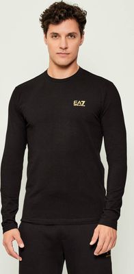 T-shirt męski casual EA7 ze sklepu: Gomez Fashion Store w kategorii: T-shirty męskie - zdjęcie 874714-BD9-10338_E7245M000157043