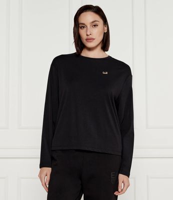 Bluzka damska casual EA7 ze sklepu: Gomez Fashion Store w kategorii: Bluzki damskie - zdjęcie 874714-BD9-10338_E7245W000018087