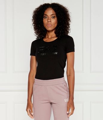 Bluzka damska EA7 ze sklepu: Gomez Fashion Store w kategorii: Bluzki damskie - zdjęcie 874714-BD9-10338_E7245W000053012