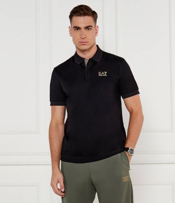 T-shirt męski casualowy EA7 ze sklepu: Gomez Fashion Store w kategorii: T-shirty męskie - zdjęcie 874714-BD9-10338_E7245M000173463