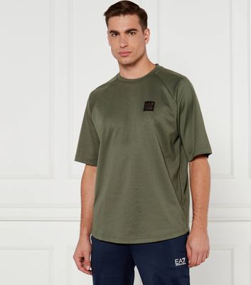 T-shirt męski casual EA7 ze sklepu: Gomez Fashion Store w kategorii: T-shirty męskie - zdjęcie 874714-BD9-10338_E7245M000213C36